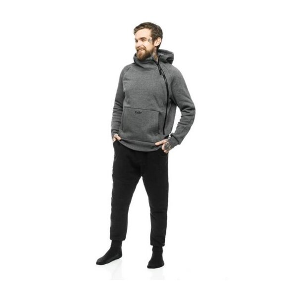 NWOT Tuxy Lounge Suit in Black and Grey, M - Picture 1 of 12